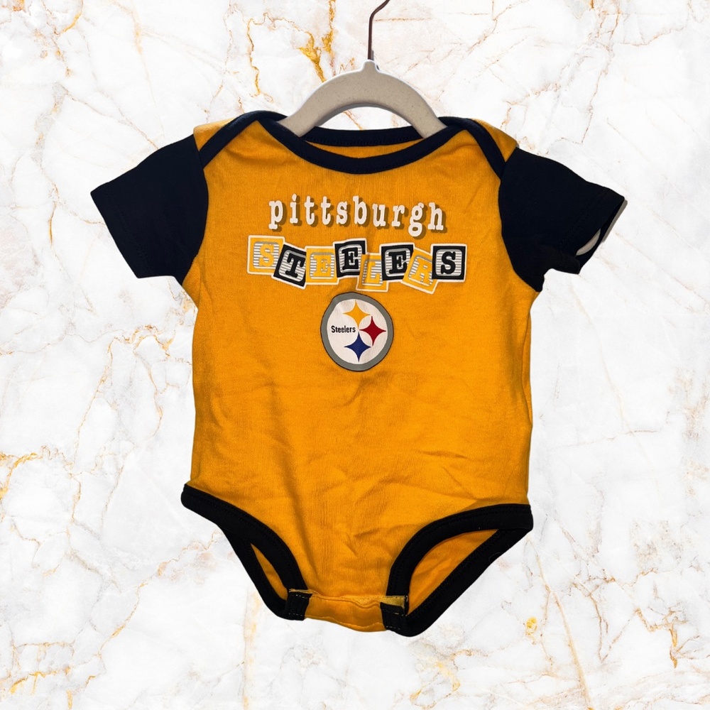 3-6m, Pittsburgh Steelers Baby Onesie